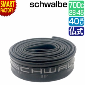 自転車 チューブ 700C schwalbe 仏式 40mm 17SV 700×28/45C FV シュワルベ