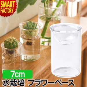 花瓶 鉢 【P3倍最終日】 ガラス鉢 MINI BULB VASE 水栽培 ガラスベース 7cm クリア 水耕栽培 球根栽培 植物 栽培 水 フラワーベース 