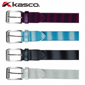 即納　キャスコ　KASCO　メタリックベルト　KBT-2039B(245378)　フリーサイズ(100cm対応)　帯幅3.4cm　ゴルフ用　ベルト　ブルー