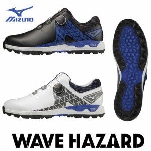 超特価　ミズノ　ウェーブハザード　SL　ボア　メンズ　スパイクレス　ゴルフシューズ　51GM2175　MIZUNO WAVE HAZARD SL BOA