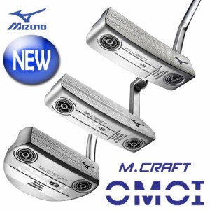 ミズノ　M.CRAFT　OMOI　軟鉄鍛造削り出しパター　ダブルニッケル仕上げ　5KJSP81401　エムクラフト　MIZUNO