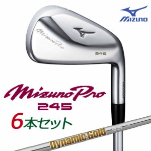 ミズノ　ミズノプロ　245　 アイアン 6本組(No.5〜PW)　[Dynamic Gold 95 スチールシャフト（S200／95g）]　5KJWS33306 Mizuno Pro 245