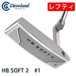 [レフティ]ダンロップ　Cleveland　クリーブランド　左用パター　HB SOFT 2　#1　34インチ　ブレードタイプ　2024年モデル　DUNLOP　ゴル