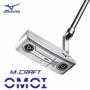 ミズノ　M.CRAFT　OMOI　軟鉄鍛造削り出しパター　No.4　ダブルニッケル仕上げ　5KJSP81704　エムクラフト　MIZUNO