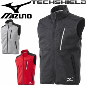 ベスト ワークウェア 作業服 作業着 S〜4XL 防風 ミズノ mizuno テックシールドベスト/メンズ レディース アウター WORK 仕事着 袖なし 