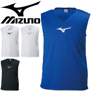 ノースリーブシャツ メンズ レディース mizuno ミズノ インナーシャツ スポーツウェア スリーブレス 袖なし サッカー フットボール フッ