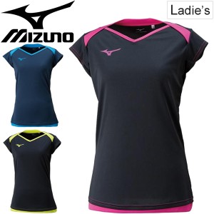 プラクティスシャツ レディース mizuno ミズノ キャップスリーブシャツ 女性用 バレーボール ウェア プラシャツ スポーツウェア ゲームシ