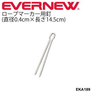 ロープマーカー用釘4×145（50本入）エバニュー EVERNEW 直径0.4cm×長さ14.5cm体育用品 備品 陸上競技 コース・球技コート設置 運動場 