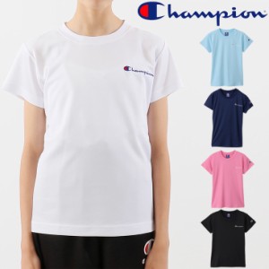 キッズ Tシャツ 半袖 ジュニア 女の子 130-160cm 子供服/チャンピオン champion ガールズ スポーツウェア クルーネック 半袖シャツ 女児 