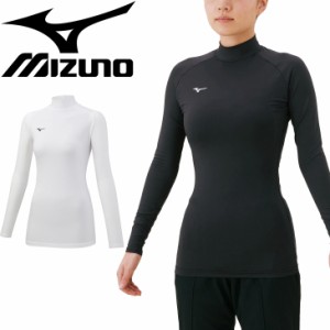 コンプレッション インナーシャツ レディース/ミズノ mizuno バイオギアシャツ(ハイネック長袖)/スポーツウェア 女性用 BIO GEAR トレー