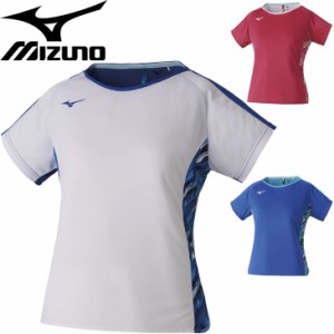 半袖 Tシャツ レディース ミズノ mizuno クイックドライゲームシャツ バドミントン ソフトテニス スポーツウェア 女性 吸汗速乾 トップス