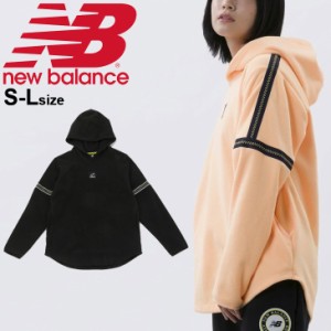 フリースパーカー プルオーバー レディース/ニューバランス Newbalance NB AT フーディ―/保温 スポーツスタイル 女性用 スポーティ ウェ