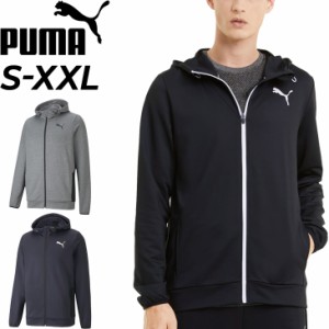 スウェット パーカージャケット メンズ/プーマ PUMA RTG FZ フーディ スリムフィット/トレーニング フィットネス スポーツウェア 男性 ス