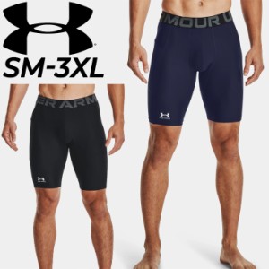 ショートタイツ メンズ アンダーアーマー UNDER ARMOUR ヒートギア  Pocket Long Shorts/スポーツウェア インナーパンツ トレーニング ジ