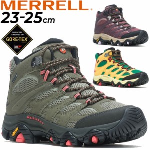 アウトドアシューズ 防水 レディース スニーカー メレル MERRELL モアブ 3 ゴアテックス/ミッドカット 靴 女性 ハイキング キャンプ MOAB