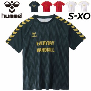 ヒュンメル 半袖 Tシャツ ハンドボール hummel 当店別注 メンズ レディース 昇華プリント スポーツウェア 練習着 移動着 部活 トップス 