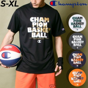 半袖 Tシャツ メンズ チャンピオン Champion/バスケットボール スポーツウェア トレーニング 男性 トップス プリントT 吸汗速乾 抗菌 防