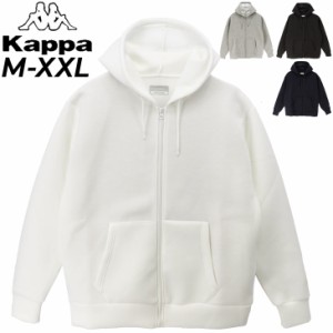 カッパ パーカー スウェット メンズ レディース/フルジップ フーディ Kappa SCUBA DOUBLE KNIT ZIP HOODI/トレーニング スポーツウェア 