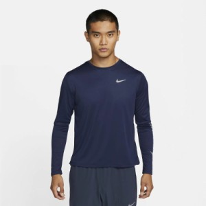 ランニングウェア メンズ Tシャツ 長袖/ナイキ NIKE Dri-FIT マイラー/スポーツウェア トレーニング ジム 男性用 ジョギング マラソン 運