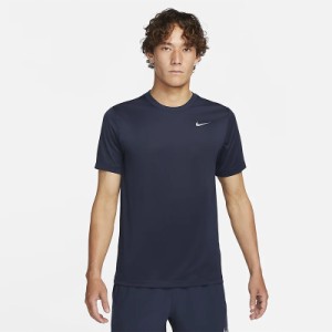 半袖 Tシャツ メンズ ナイキ NIKE Dri-FIT/スポーツウェア トレーニング フィットネス ランニング ジョギング ジム/男性 速乾 紺色 ネイ