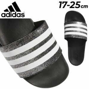 アディダス スポーツサンダル キッズ 17-19cm adidas ADILETTE COMFORT K アディレッタ/子ども用 ジュニア 黒 ブラック シャワーサンダル