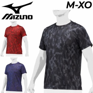 ミズノ 半袖 Tシャツ メンズ レディース mizuno グラフィック プリントT/トレーニング スポーツウェア 野球 ランニング ジョギング ジム 