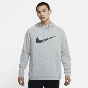 パーカー スウェット メンズ/ナイキ NIKE プルオーバー フーディ/Dri-FIT トレーニング スポーツウェア トレーナー 男性 トップス  グレ