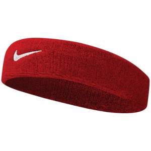 ナイキ NIKE スウッシュ ヘッドバンド レッド 赤 メンズ レディース ヘアバンド 汗どめ 髪留め スポーツ アクセサリー ランニング ジム  