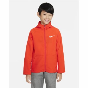 ナイキ ジュニア キッズ トレーニング ジャケット 130-160cm 子供服 NIKE YTH Dri-FIT スポーツウェア ジャージ 子ども フード付 アウタ