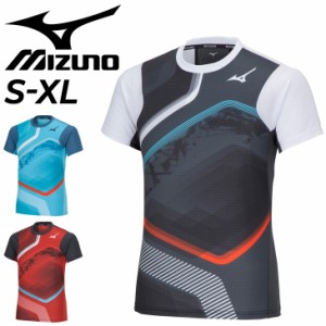 ミズノ 半袖 Tシャツ メンズ レディース mizuno MTC ランニング ジム ジョギング マラソン 陸上競技 スポーツウェア トレーニング 吸汗速