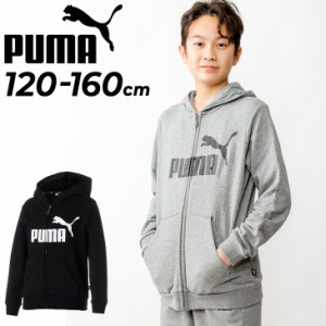 パーカー スウェット キッズ 120-160cm 子供服 プーマ PUMA ビッグロゴ フーデッドジャケット/スポーツウェア ジュニア 子ども スウェッ