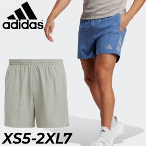 アディダス ハーフパンツ メンズ adidas オウン ザ ラン ヘザーショーツ 5インチ丈 7インチ丈/ランニング ショートパンツ ジョギング マ