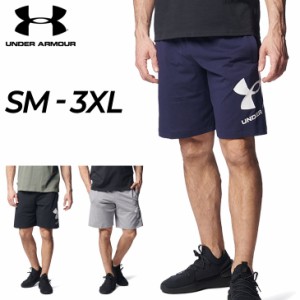 アンダーアーマー ハーフパンツ メンズ UNDER ARMOUR UA トレーニング スポーツウェア ショートパンツ ジム フィットネス ビッグロゴ ル