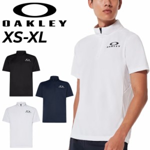 オークリー 半袖シャツ ハーフジップ メンズ OAKLEY トレーニング スポーツウェア フィットネス ランニング 吸汗速乾 男性 春夏 トップス