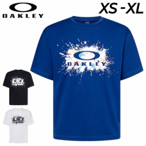 オークリー 半袖 Tシャツ メンズ OAKLEY 吸汗速乾 接触冷感 UVカット プリントT トレーニング スポーツウェア フィットネス ランニング 