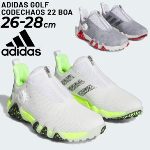 アディダス メンズ ゴルフシューズ スパイクレス adidas GOLF コードカオス 22 BOA ダイヤル式 ローカット 男性用 靴 スポーツシューズ/L