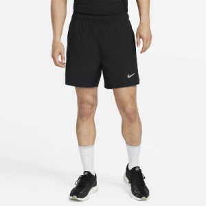 ナイキ ショートパンツ インナー付き メンズ NIKE Dri-FIT チャレンジャー ハーフパンツ 黒 ブラック ランニング ジム ジョギング トレー