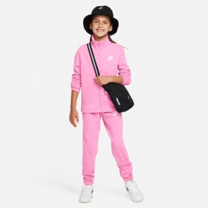 ナイキ キッズ ジャージ 上下 NIKE ジュニア トラックスーツ 子供服 130-160cm 子ども ジャケット パンツ セットアップ ピンク 上下組 ト