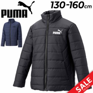 プーマ キッズ 中綿 ジャケット 130-160cm 子供服 ジュニア PUMA ESS パデッド アウター ジャンパー コート 子ども こども 防寒 保温 ス