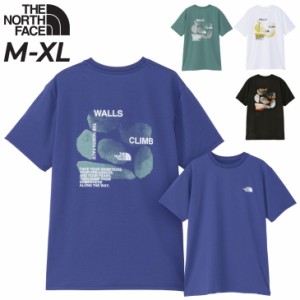 ノースフェイス 半袖 Tシャツ メンズ THE NORTH FACE プリントT 抗菌防臭 吸汗速乾 UVカット 男性 登山 トレッキング クライミング キャ