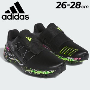 アディダス メンズ ゴルフシューズ adidas GOLF ゼットジー23 ボア グリッチ 軽量 ダイヤル式 BOAシステム 高機能 メンズシューズ ローカ