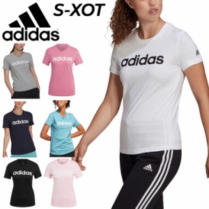 アディダス 半袖 Tシャツ レディース adidas エッセンシャルズ スリム ロゴ トレーニング フィットネス スポーツウェア 女性 トップス ロ