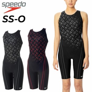 スピード 水着 レディース トレーニング用 水泳 競泳 スイムウェア SPEEDO モノグラム ジャパン ルースンニースキン 4分丈 オールインワ