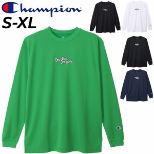 チャンピオン 長袖 Tシャツ メンズ Champion バスケットボール スポーツウェア トレーニング 吸汗速乾 抗菌防臭 男性 トップス バスケシ