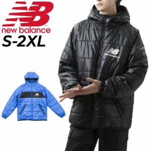 ニューバランス 中綿ジャケット メンズ Newbalance フード付き アウター 防寒ジャケット 保温 中わた コート メンズウェア メンズアウタ