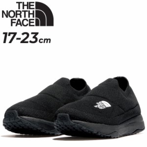 ノースフェイス キッズシューズ スリッポンスニーカー 子供靴 THE NORTH FACE シェルター ニット ウォーターレペレント 17-23cm ジュニア