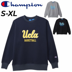 チャンピオン スウェットシャツ メンズ Champion UCLA トレーナー 長袖 裏起毛 スポーツウェア バスケットボール クルーネック メンズウ