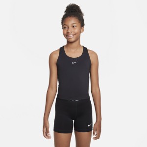 ナイキ ガールズ タンクトップ スポーツブラ ジュニア 女の子 NIKE Dri-FIT スウッシュ スポブラ オールインワン 子ども用 女児 女子 キ