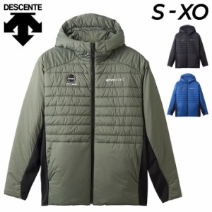 デサント 中綿ジャケット メンズ DESCENTE MOVESPORT フルジップ フーディー 防風 保温 軽量 裏起毛 アウター メンズウェア トレーニング