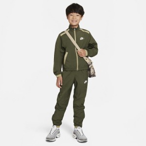 ナイキ キッズ ウィンドブレーカー 上下 NIKE ジュニア スウッシィ トラックスーツ 裏メッシュ 子供服 130-160cm 子ども ジャケット パン